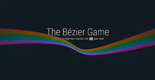 The Bézier Gameの画面